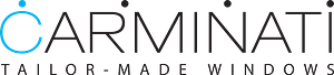 Carminati Serramenti minimal frame logo