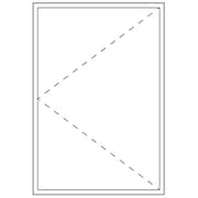 Representation of a minimal frame casement unit