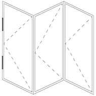Representation of a folding window